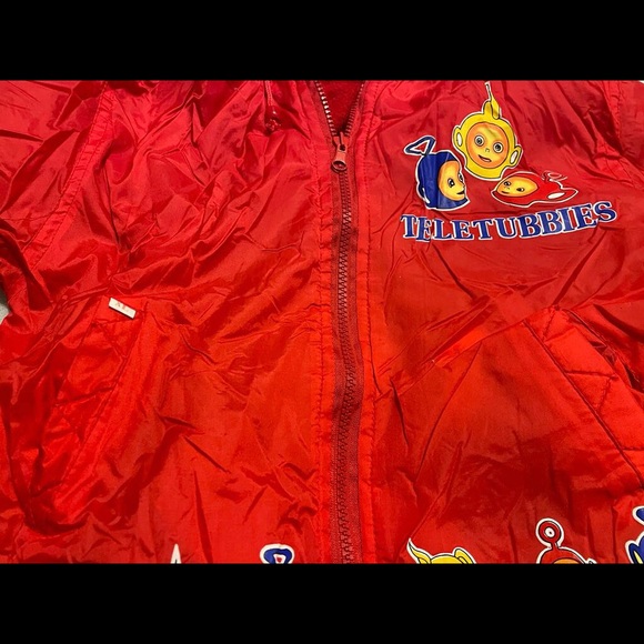 Vintage Teletubbies Reversible Jacket - Fleece Jacket or Wind Breaker—NEW - Picture 9 of 13